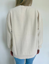 Load image into Gallery viewer, Moonbeam Oversized Corded Crew