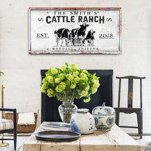 Load image into Gallery viewer, Branded Cattle Ranch Sign V