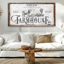Load image into Gallery viewer, Rustic Vintage Farmhouse Sign II
