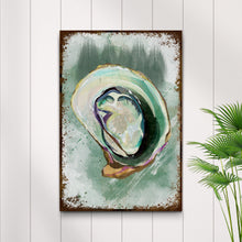 Load image into Gallery viewer, Oyster Shell Abstract Portrait Canvas Wall Art