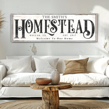 Load image into Gallery viewer, Vintage Homestead Sign III