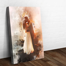 Load image into Gallery viewer, Couple Watercolor Portrait Sign