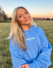 Load image into Gallery viewer, Miracles Blue Unisex Hoodie