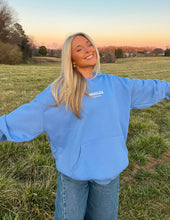 Load image into Gallery viewer, Miracles Blue Unisex Hoodie