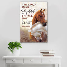 Load image into Gallery viewer, The Lord Is My Shepherd I Shall Not Want Psalm 23:1 Faith Sign IV