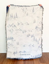 Load image into Gallery viewer, Mountainscape Throw Blanket