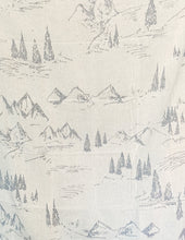 Load image into Gallery viewer, Mountainscape Throw Blanket