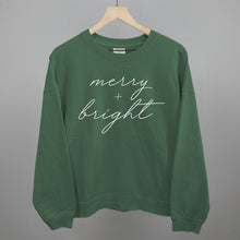 Load image into Gallery viewer, Merry And Bright White Script