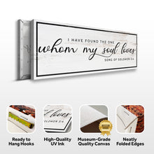 Load image into Gallery viewer, Song of Solomon 3:4 - 'I Have Found The One' - Inspirational Christian Wall Art