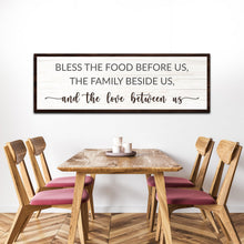 Load image into Gallery viewer, Bless The Food Before Us And The Love Between Us Sign II
