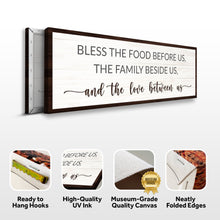 Load image into Gallery viewer, Bless The Food Before Us And The Love Between Us Sign II