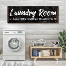 Load image into Gallery viewer, Laundry Room Sign II