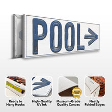 Load image into Gallery viewer, Pool Arrow Sign
