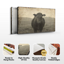 Load image into Gallery viewer, Vintage Angus Portrait Canvas Wall Art