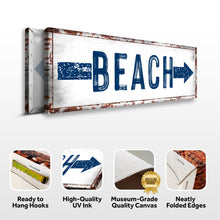 Load image into Gallery viewer, Beach Arrow Sign