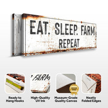 Load image into Gallery viewer, Eat Sleep Farm Repeat Sign