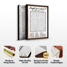 Load image into Gallery viewer, Bathroom Word Search Sign
