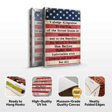 Load image into Gallery viewer, America Pledge Allegiance Sign