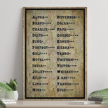 Load image into Gallery viewer, Morse Code Sign