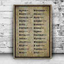 Load image into Gallery viewer, Morse Code Sign