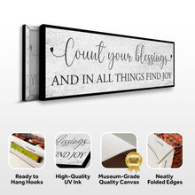 Load image into Gallery viewer, Count Your Blessings Sign III
