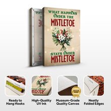 Load image into Gallery viewer, What Happens Under The Mistletoe Stays Under The Mistletoe Sign