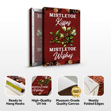 Load image into Gallery viewer, Kisses And Wishes Mistletoe Sign