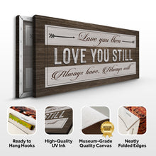 Load image into Gallery viewer, Love You Then Love You Still Sign