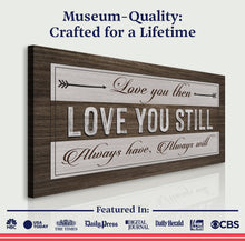 Load image into Gallery viewer, Love You Then Love You Still Sign