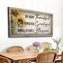 Load image into Gallery viewer, Grateful Thankful Blessed Family Sign II