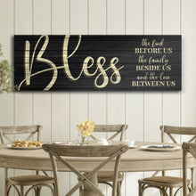 Load image into Gallery viewer, Bless The Food Before Us And The Love Between Us Sign VI