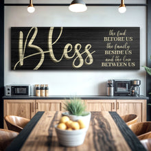 Load image into Gallery viewer, Bless The Food Before Us And The Love Between Us Sign VI