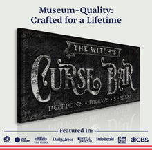 Load image into Gallery viewer, The Witch's Curse Bar Halloween Sign II