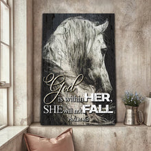 Load image into Gallery viewer, God Is Within Her She Will Not Fall Psalm 46:5 Faith Sign VI