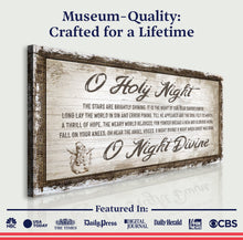 Load image into Gallery viewer, O Holy Night Christmas Sign