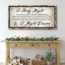 Load image into Gallery viewer, O Holy Night Christmas Sign