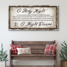 Load image into Gallery viewer, O Holy Night Christmas Sign
