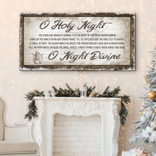 Load image into Gallery viewer, O Holy Night Christmas Sign