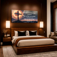 Load image into Gallery viewer, Matthew 6:34 - God Will Take Care of Your Tomorrow Faith Sign