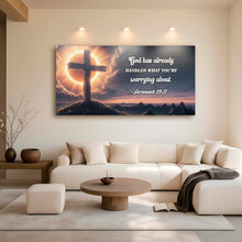 Load image into Gallery viewer, Jeremiah 29:11 - God Has Already Handled What You're Worrying Faith Sign