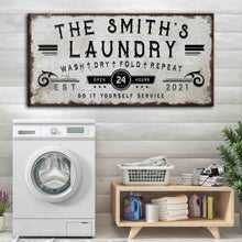 Load image into Gallery viewer, Personalized Laundry Room Sign
