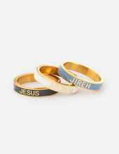 Load image into Gallery viewer, Names of God Enamel Ring Set