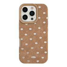 Load image into Gallery viewer, Gilt suitable for iphone17 Apple 16promax mobile phone case 15 autumn and winter brown fluff 14 suede 13 anti-drop