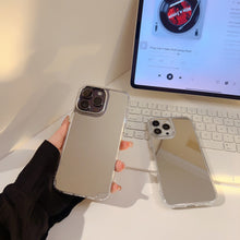 Load image into Gallery viewer, Electroplated mirror 17pro max for iphone16 Apple 15 mobile phone case 12 advanced sense 13pro simple 11