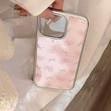 Load image into Gallery viewer, Gilt Apple 16promax mobile phone case iphone17 love bow 14/13 electroplating suitable for Huawei P70