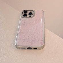 Load image into Gallery viewer, Gilt lace bear Apple 16promax mobile phone case iphone17 Epoxy 15 Electroplating sweet 14 for Huawei