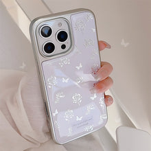 Load image into Gallery viewer, Gilt ins rose butterfly for 16 apple 17pro max mobile phone case iphone14 Epoxy 13 gentle 15