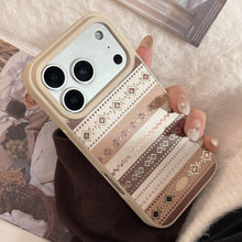 Load image into Gallery viewer, Gilt leather Apple 17promax mobile phone case 16 for iPhone15 personalized brown texture 13 Huawei Samsung