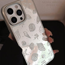 Load image into Gallery viewer, Gilt plating applies to Apple 16promax mobile phone case iphone17 starfish shell 13 mirror premium 12 hard