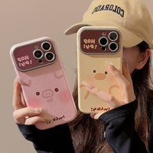 Load image into Gallery viewer, Applicable to Apple 15promax mobile phone case iphone16 super cute pig duckling 17 cortex 13 anti-drop 12